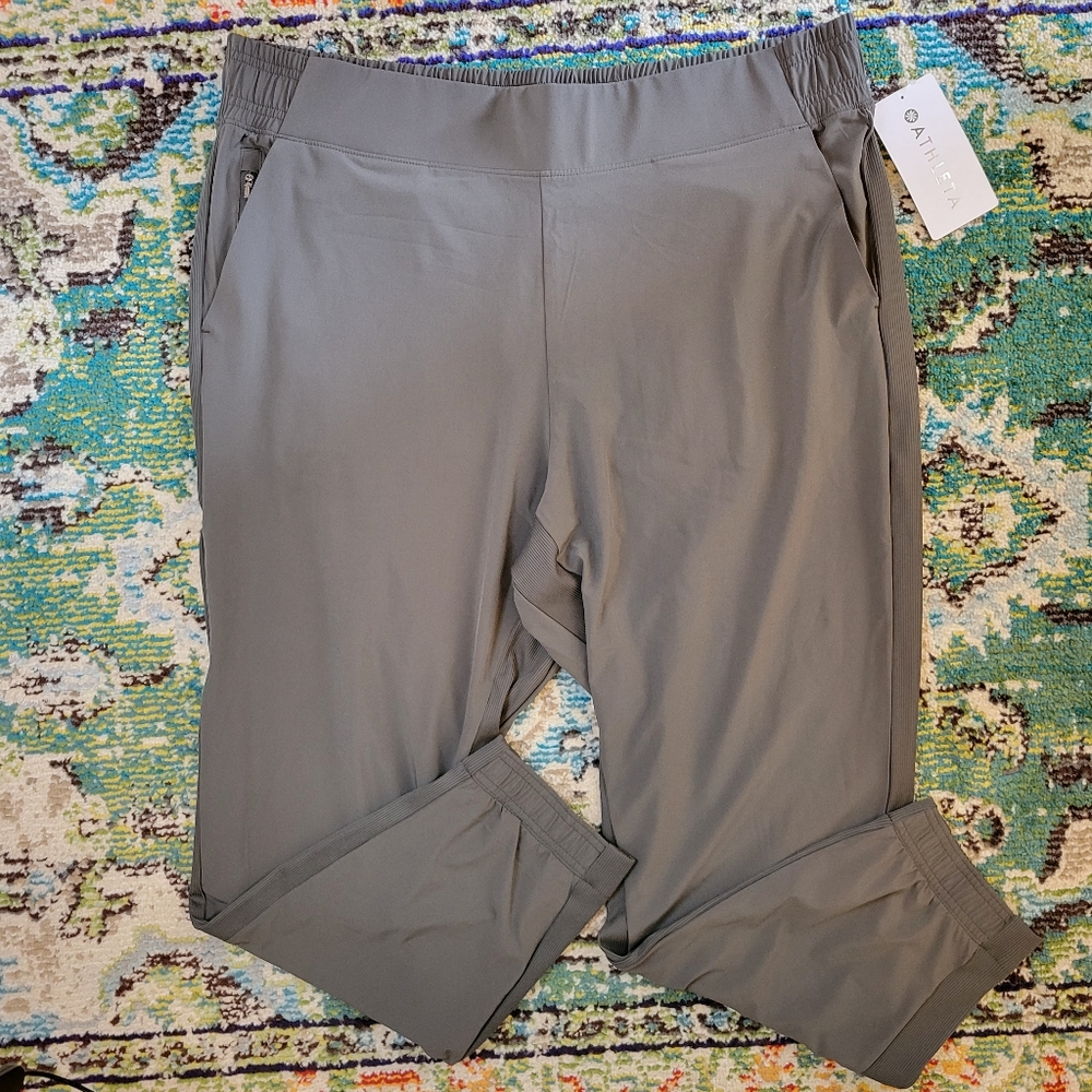 Athleta Gray Track Pants
